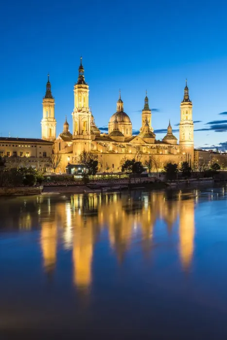 Framed Print : Cathedral of Our Lady of the Pillar at dusk. Zaragoza, Aragon, Spain Framed Print : Cathedral of Our Lady of the Pillar at dusk. Zaragoza, Aragon, Spain