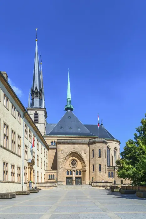 Framed Print : Cathedral of Luxembourg Framed Print : Cathedral of Luxembourg