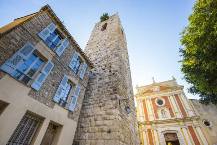 Framed Print : Cathedral in the Old town of Antibes, Alpes-Maritimes, Provence-Alpes-Cote D Azur Framed Print : Cathedral in the Old town of Antibes, Alpes-Maritimes, Provence-Alpes-Cote D Azur
