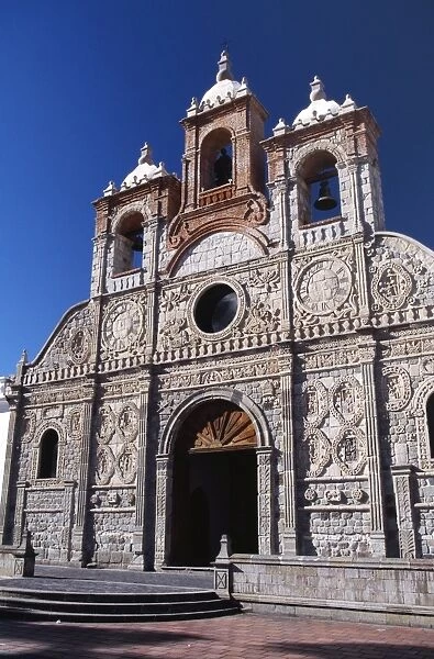 The cathedral in Riobamba, Ecuador