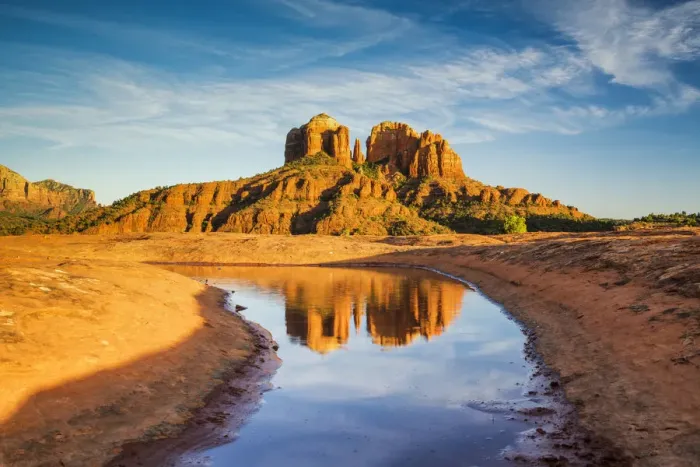 Framed Print : Cathedral Rock Reflection, Sedona, Arizona, USA Framed Print : Cathedral Rock Reflection, Sedona, Arizona, USA