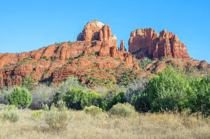 Framed Print : Cathedral Rock seen from Crescent Moon Ranch, Sedona, Arizona, USA Framed Print : Cathedral Rock seen from Crescent Moon Ranch, Sedona, Arizona, USA