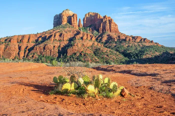 Framed Print : Cathedral Rock seen from Secret Slickrock, Sedona, Arizona, USA Framed Print : Cathedral Rock seen from Secret Slickrock, Sedona, Arizona, USA