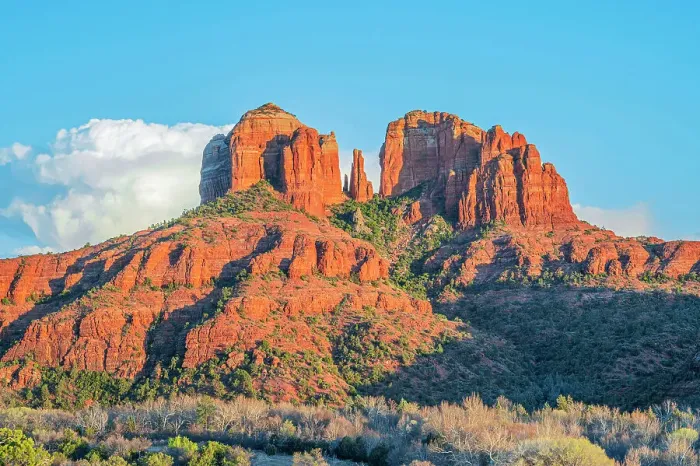 Framed Print : Cathedral Rock seen from Secret Slickrock, Sedona, Arizona, USA Framed Print : Cathedral Rock seen from Secret Slickrock, Sedona, Arizona, USA