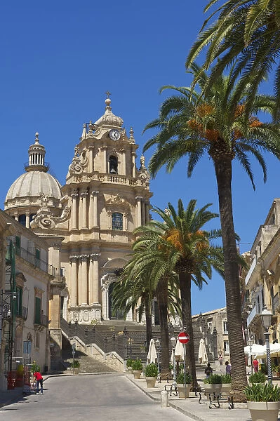 Cathedral San Giorgio, Piazza Duomo, Ragusa Ibla, Sicily, Italy