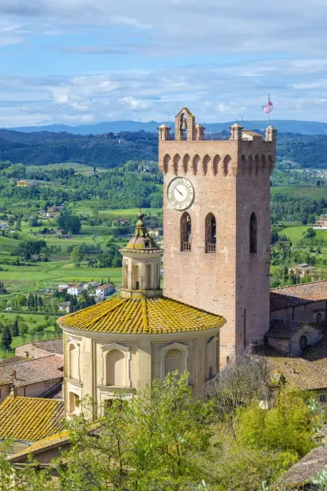 Framed Print : Cathedral of Sant Assunta and Santo Genesio and the cathedrals campanile Framed Print : Cathedral of Sant Assunta and Santo Genesio and the cathedrals campanile