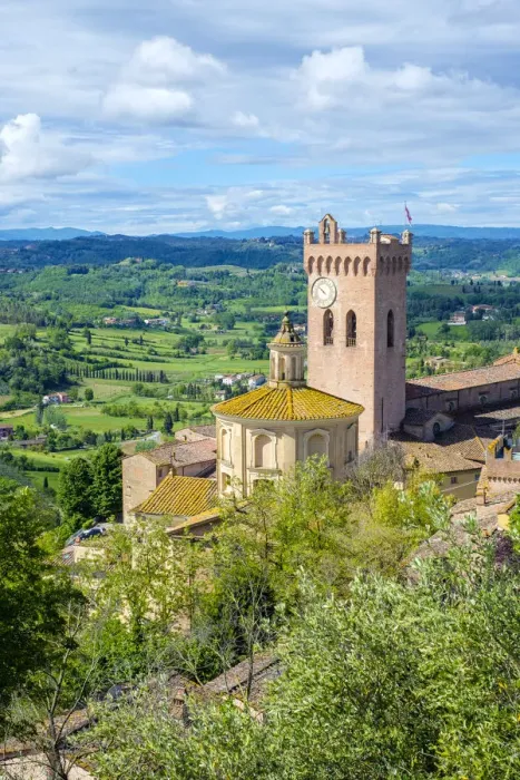 Framed Print : Cathedral of Sant Assunta and Santo Genesio and the cathedrals campanile Framed Print : Cathedral of Sant Assunta and Santo Genesio and the cathedrals campanile