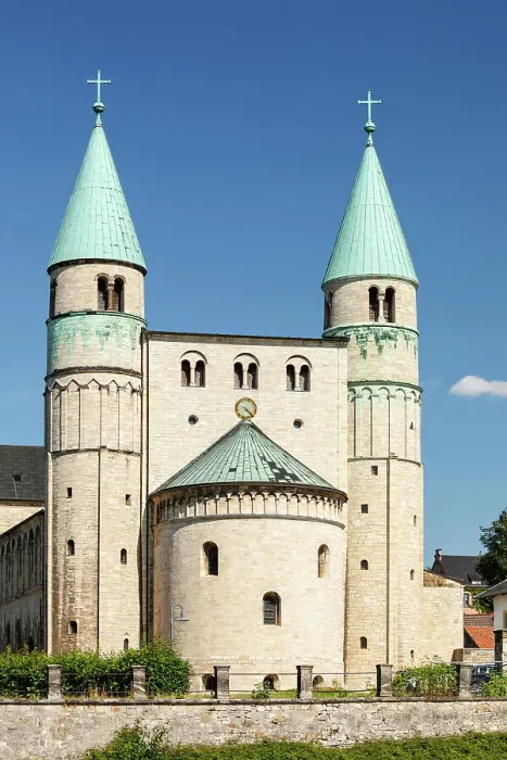 Framed Print : Cathedral of St. Cyriakus, Gernrode, Harz, Saxony-Anhalt, Germany Framed Print : Cathedral of St. Cyriakus, Gernrode, Harz, Saxony-Anhalt, Germany
