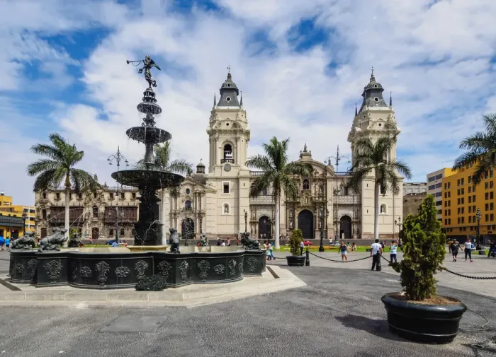 Framed Print : Cathedral of St John the Apostle and Evangelist, Plaza de Armas, Lima, Peru Framed Print : Cathedral of St John the Apostle and Evangelist, Plaza de Armas, Lima, Peru