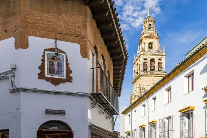 Framed Print : Cathedrals bell tower, Cordoba, Andalusia, Spain Framed Print : Cathedrals bell tower, Cordoba, Andalusia, Spain