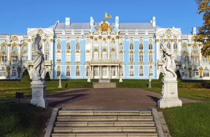 Framed Print : Catherine Palace, Pushkin (Tsarskoye Selo), near St. Petersburg, Russia