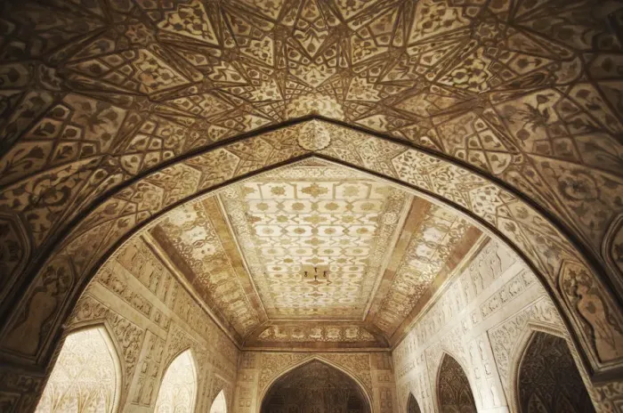 Framed Print : Ceiling of Khas Mahal in Agra Fort, Agra, Uttar Pradesh, India Framed Print : Ceiling of Khas Mahal in Agra Fort, Agra, Uttar Pradesh, India