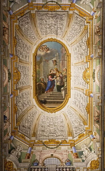 Ceiling of Matera Chathedral, Matera district, Basilicata, Italy