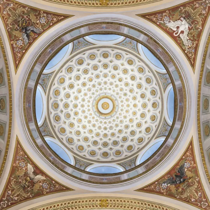 Framed Print : Ceiling of The National Library of Finland, Helsinki, Finland Framed Print : Ceiling of The National Library of Finland, Helsinki, Finland