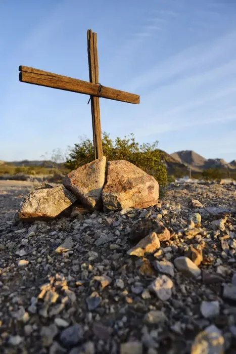Framed Print : Cemetery, Rhyolite, Ghost Town, Nevada, USA