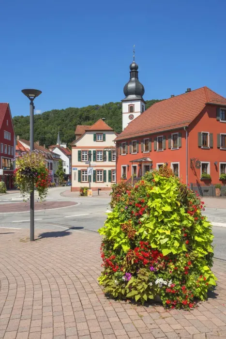 Framed Print : Center of Dahn, Wasgau, Palatinate Forest, Rhineland-Palatinate, Germany Framed Print : Center of Dahn, Wasgau, Palatinate Forest, Rhineland-Palatinate, Germany