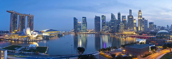 Central Business District & Marina Bay Sands Hotel, Singapore