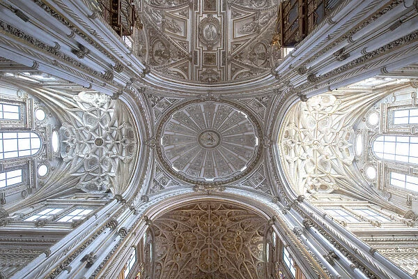 Central Dome of Mosque‚ Cathedral of Cordoba, Cordoba district, Andalusia, Spain