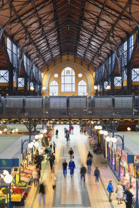 Framed Print : Central Market Hall, Budapest, Hungary
