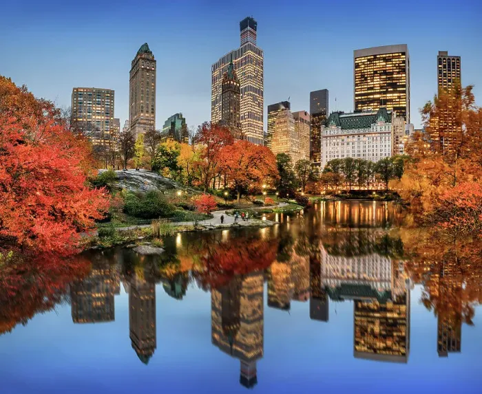 Framed Print : Central Park, Plaza Hotel, New York City, New York, USA Framed Print : Central Park, Plaza Hotel, New York City, New York, USA