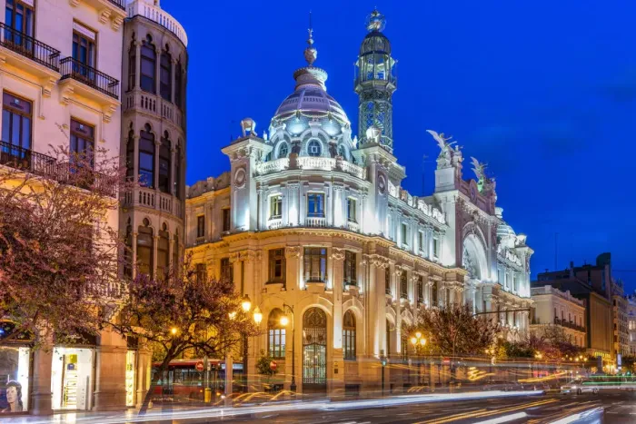 Framed Print : Central Post Office art nouveau building, Valencia, Comunidad Valenciana, Spain Framed Print : Central Post Office art nouveau building, Valencia, Comunidad Valenciana, Spain