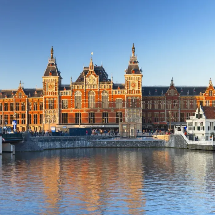 Framed Print : Central Station, Amsterdam, Netherlands Framed Print : Central Station, Amsterdam, Netherlands