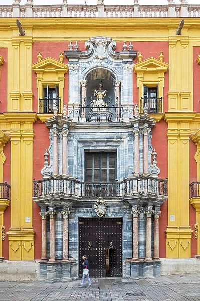 Centro Cultural Fundacion Unicaja de Malaga, Plaza del Obispo, Malaga City, Andalusia, Spain