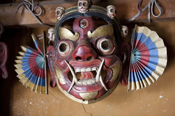 Ceremonial masks in Bhutan