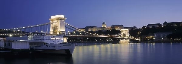 Chain Bridge over Danube River