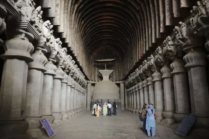 Framed Print : Chaitya (Buddhist temple), Ist cent. BC, Karli, Maharashtra, India Framed Print : Chaitya (Buddhist temple), Ist cent. BC, Karli, Maharashtra, India