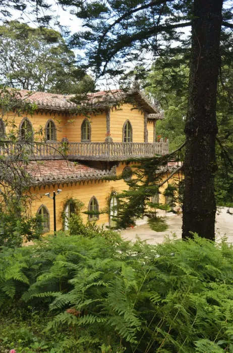 Framed Print : Chalet of the Condessa d Edla, a 19th century mansion Framed Print : Chalet of the Condessa d Edla, a 19th century mansion