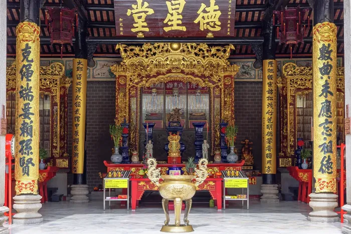Framed Print : Chan She Shu Yuen Clan Ancestral Hall, Chinatown, Kuala Lumpur, Selangor, Malaysia