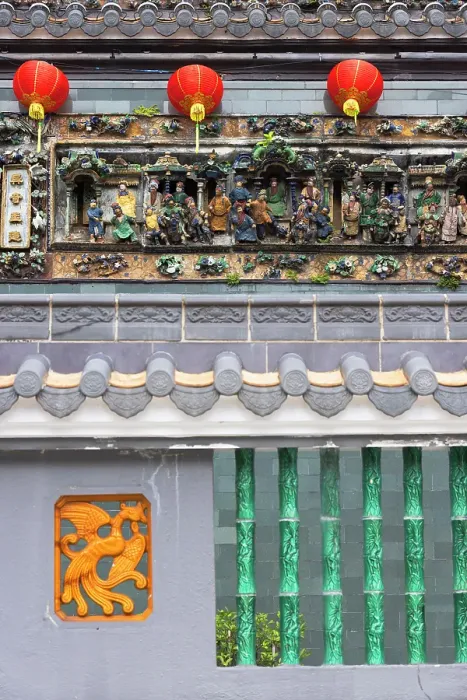 Framed Print : Chan She Shu Yuen Clan Ancestral Hall, Chinatown, Kuala Lumpur, Selangor, Malaysia