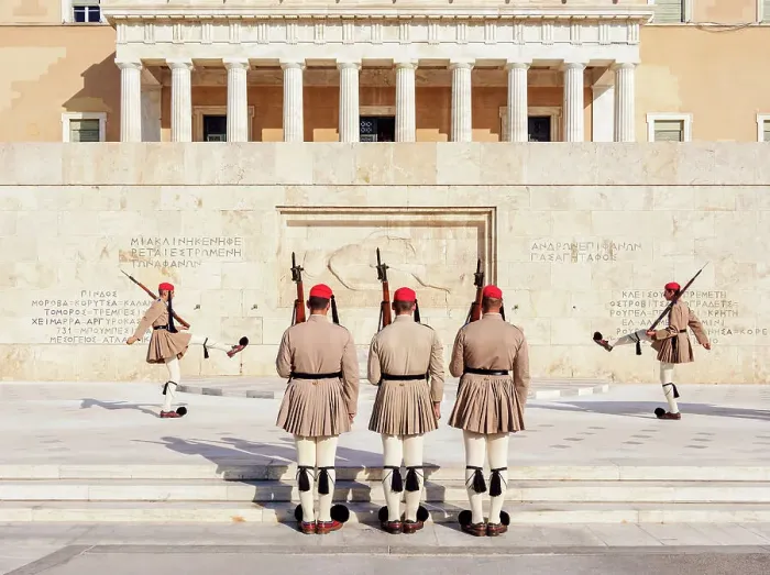 Framed Print : Changing of the Guard in front of the Monument to the Unknown Soldier, Syntagma Square, Athens, Attica, Greece Framed Print : Changing of the Guard in front of the Monument to the Unknown Soldier, Syntagma Square, Athens, Attica, Greece