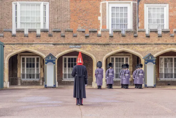 Framed Print : Changing of the Guard, St Jamess Palace, London, England Framed Print : Changing of the Guard, St Jamess Palace, London, England