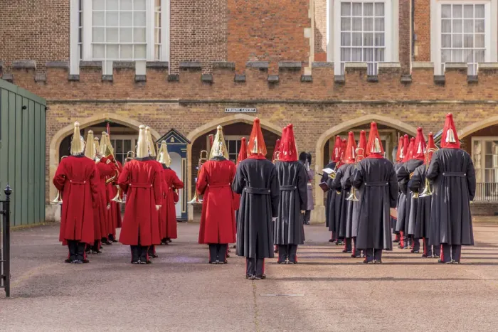Framed Print : Changing of the Guard, St Jamess Palace, London, England