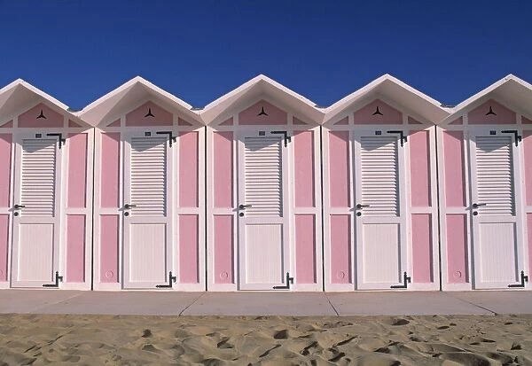Changing Huts, Pesaro, Le Marche, Italy