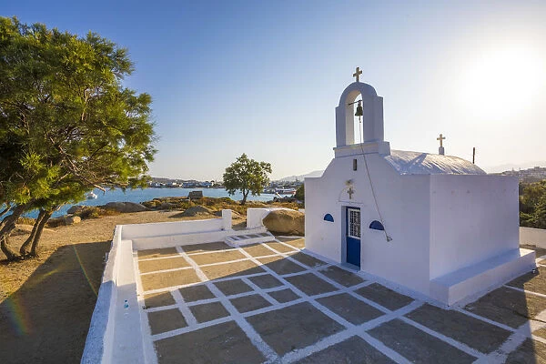 Chapel by Agia Anna Beach, Naxos, Cyclade Islands, Greece