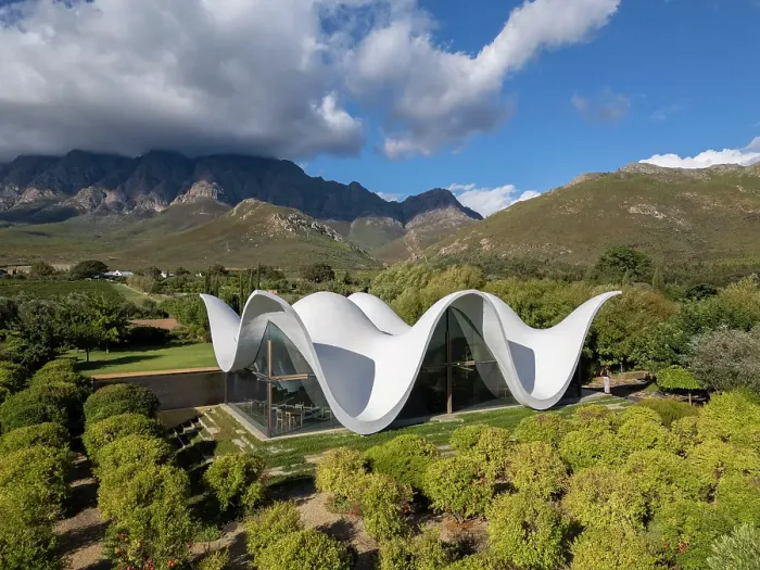 Framed Print : Chapel at Bosjes WIne Estate, Breede River, Western Cape, South Africa