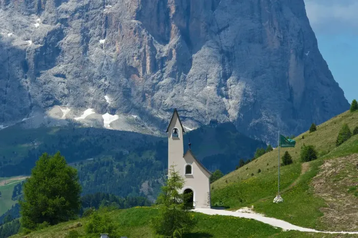 Framed Print : Chapel, Dolomites, Seceda, Val Gardena, Trentino, South Tyrol, Italy Framed Print : Chapel, Dolomites, Seceda, Val Gardena, Trentino, South Tyrol, Italy