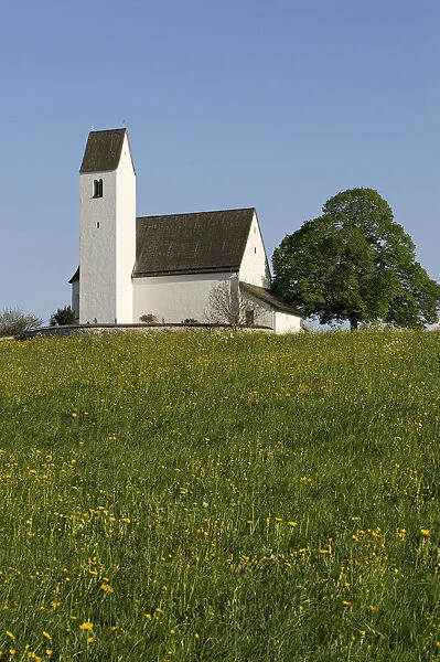 Chapel near Steinkirchen, Chiemgau, Bavaria, Germany