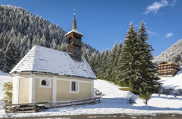Chapel of Nepomuk, Innervillgraten, Villgraten valley, East Tyrol, Austria
