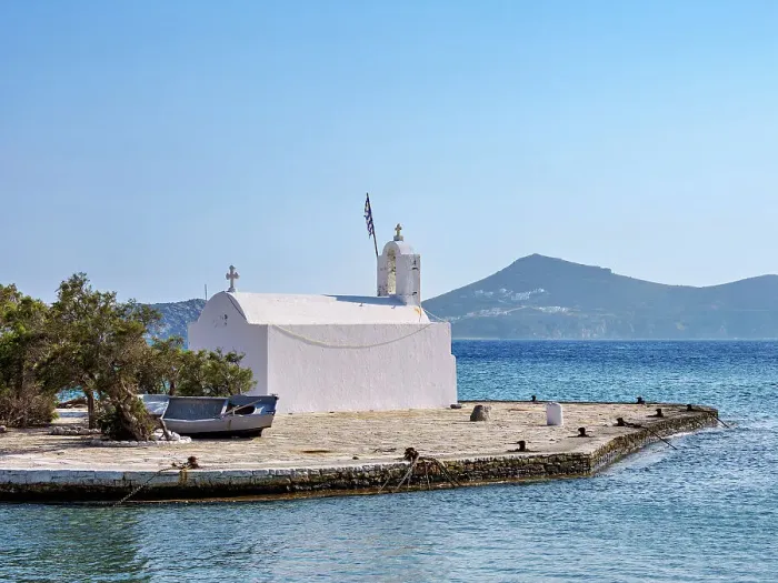 Framed Print : Chapel of Panagia Myrtidiotisa, Chora, Naxos City, Naxos Island, Cyclades, Greece