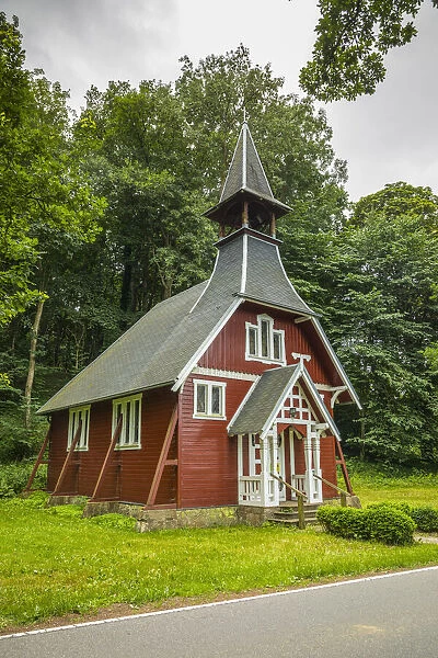 Chapel at Ralswiek, , Rugen Island, Baltic Coast, Mecklenburg-Western Pomerania, Germanywooden
