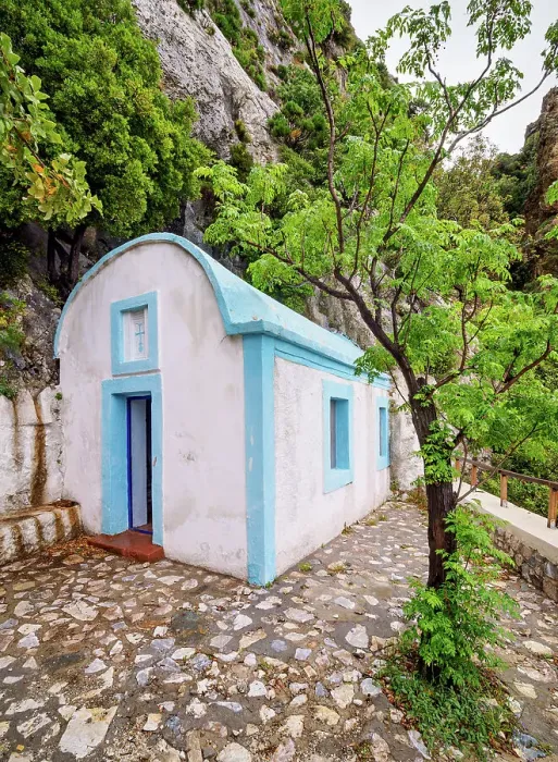Framed Print : Chapel of Saint John the Theologian near The Cave of Pythagoras, Mount Kerkis, Samos Island, North Aegean, Greece Framed Print : Chapel of Saint John the Theologian near The Cave of Pythagoras, Mount Kerkis, Samos Island, North Aegean, Greece
