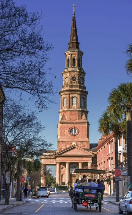 Framed Print : Charleston, South Carolina, Saint Philips Episcopal Church, National Historic Framed Print : Charleston, South Carolina, Saint Philips Episcopal Church, National Historic