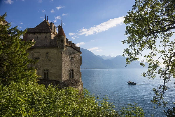 Chateau de Chillon, Montreaux, Lake Geneva, Switzerland