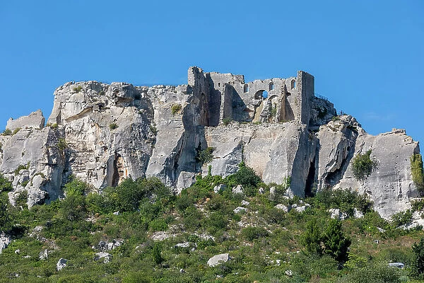 The Chateau des Baux, Les Baux-de-Provence, Provence-Alpes-Cote d'Azur, France