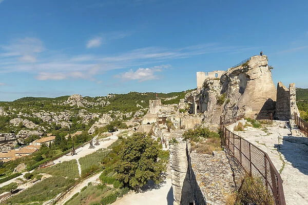 The Chateau des Baux, Les Baux-de-Provence, Provence-Alpes-Cote d'Azur, France