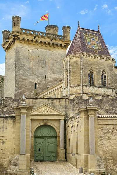 Chateau du Ducha castle, Uzas, Gard Department, Languedoc-Roussillon, France